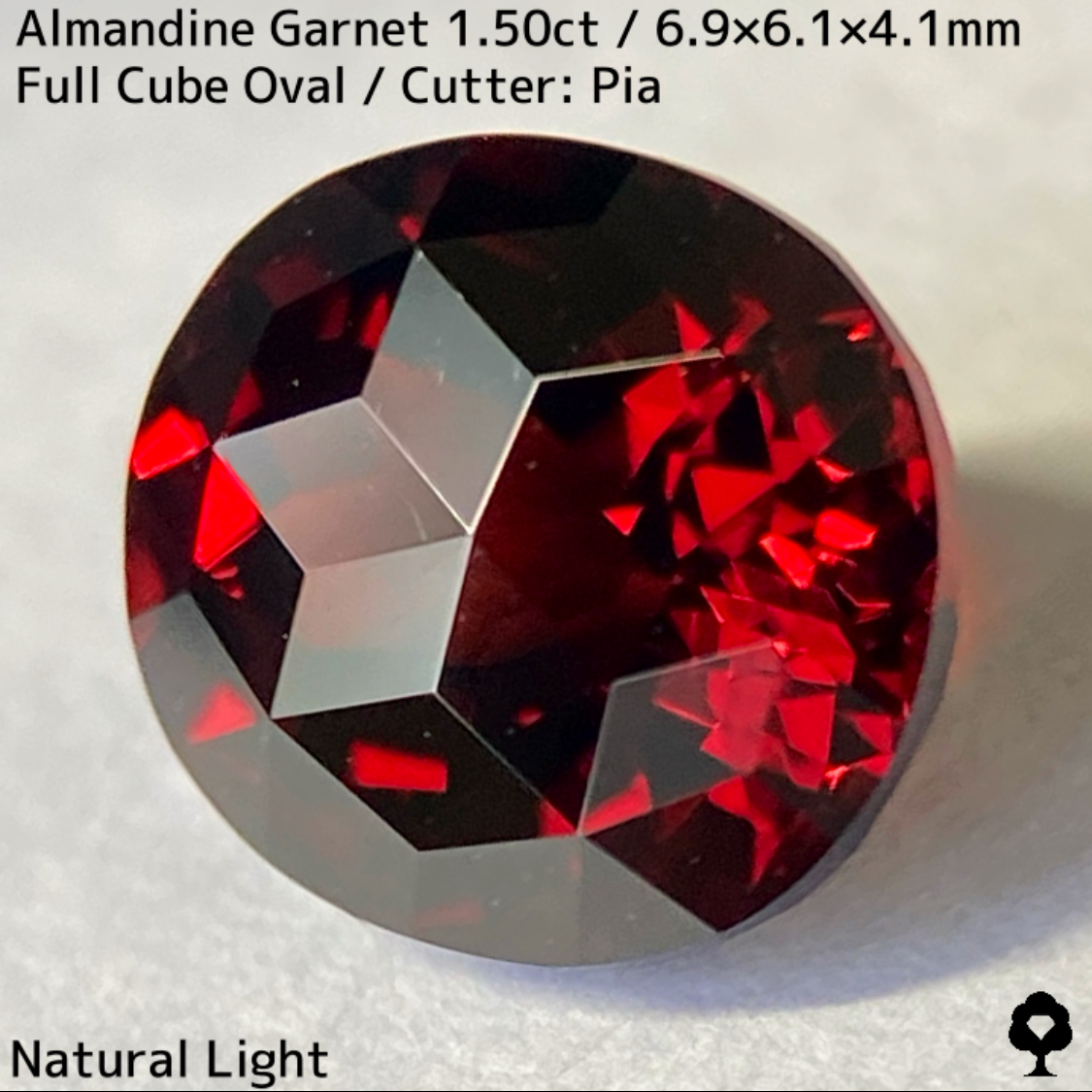 Almandine Garnet 1.50ct / Tanzania