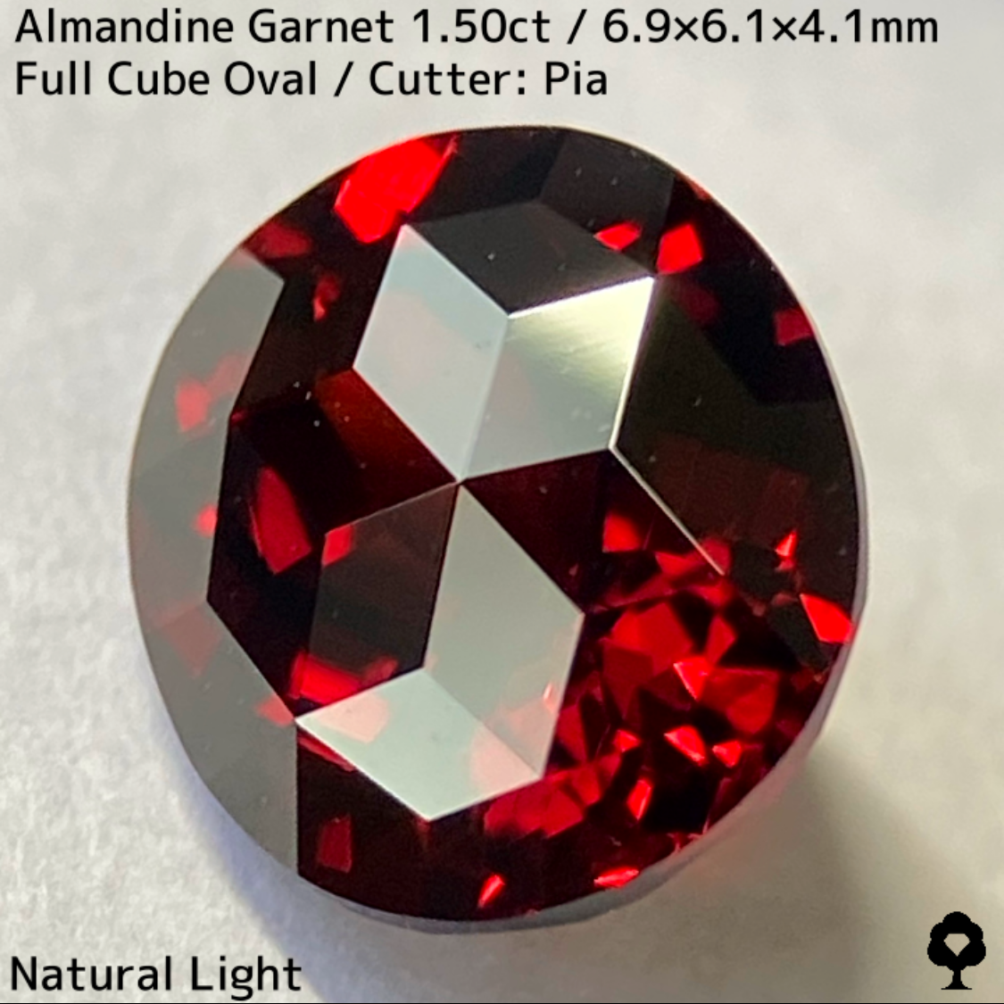 Almandine Garnet 1.50ct / Tanzania