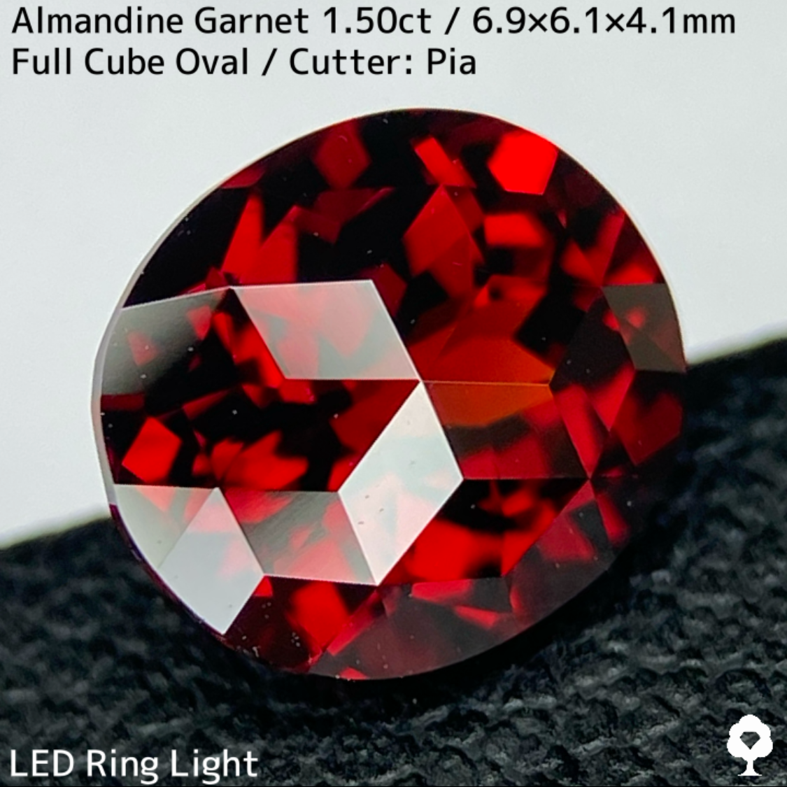 Almandine Garnet 1.50ct / Tanzania
