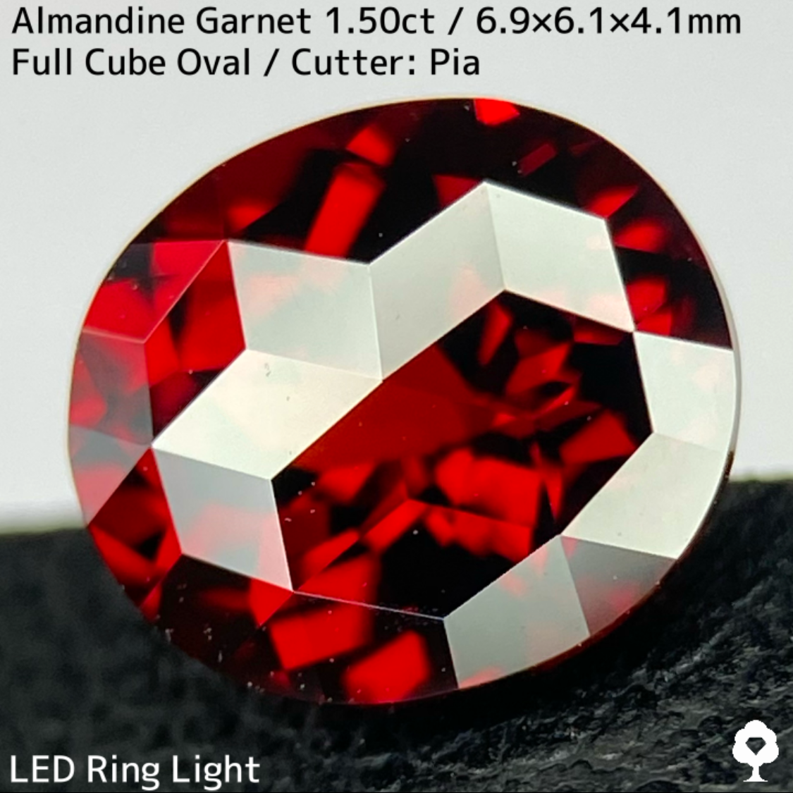 Almandine Garnet 1.50ct / Tanzania