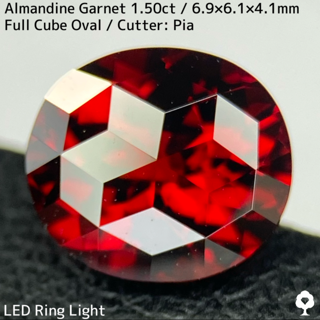 Almandine Garnet 1.50ct / Tanzania