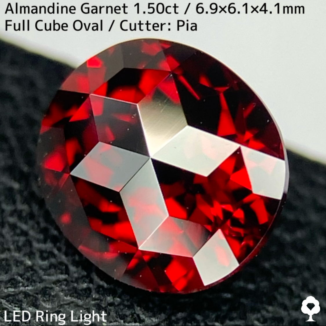 Almandine Garnet 1.50ct / Tanzania