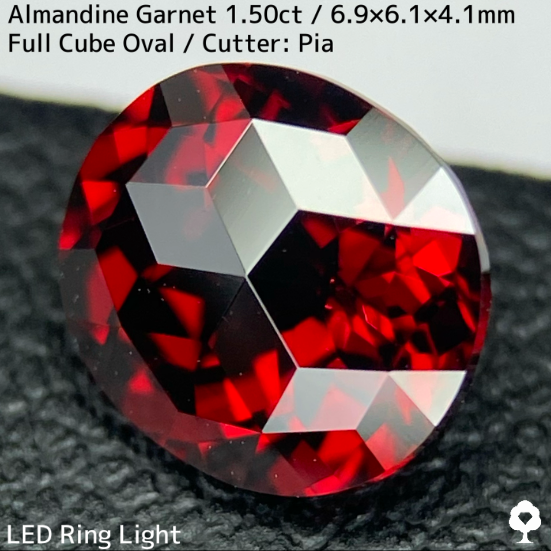 Almandine Garnet 1.50ct / Tanzania