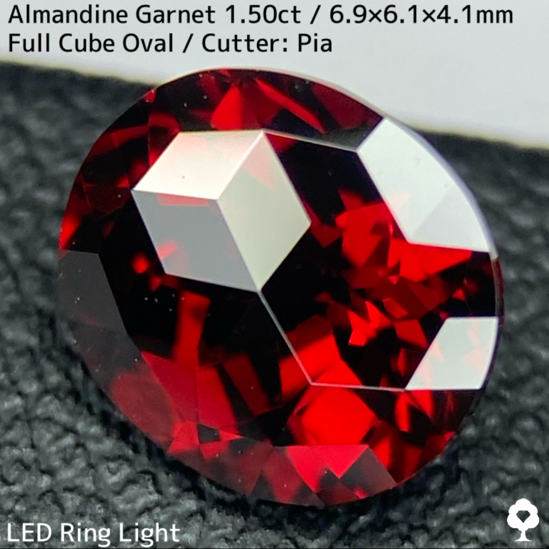 Almandine Garnet 1.50ct / Tanzania