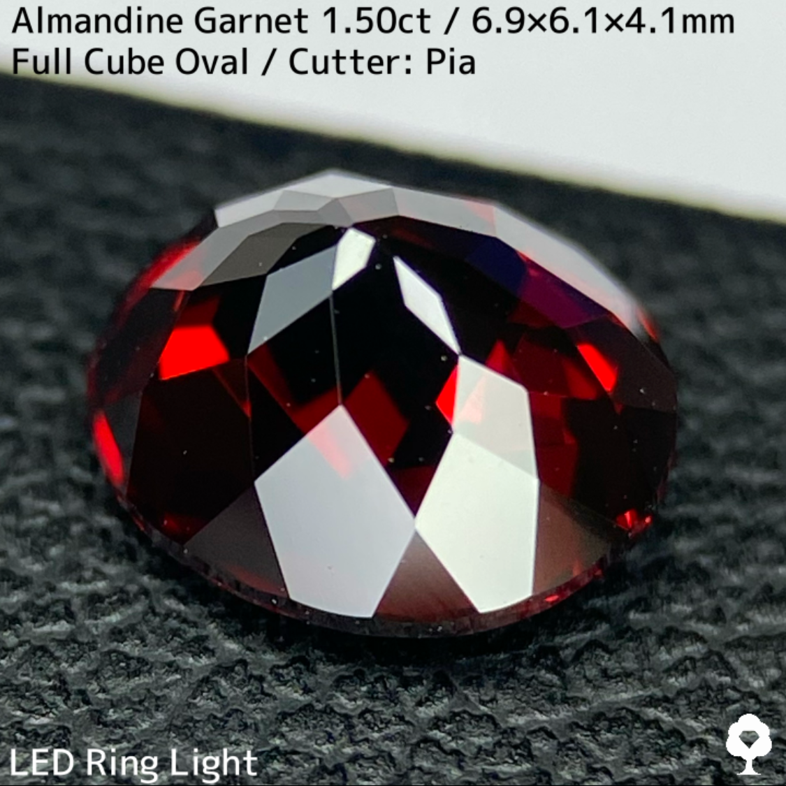 Almandine Garnet 1.50ct / Tanzania