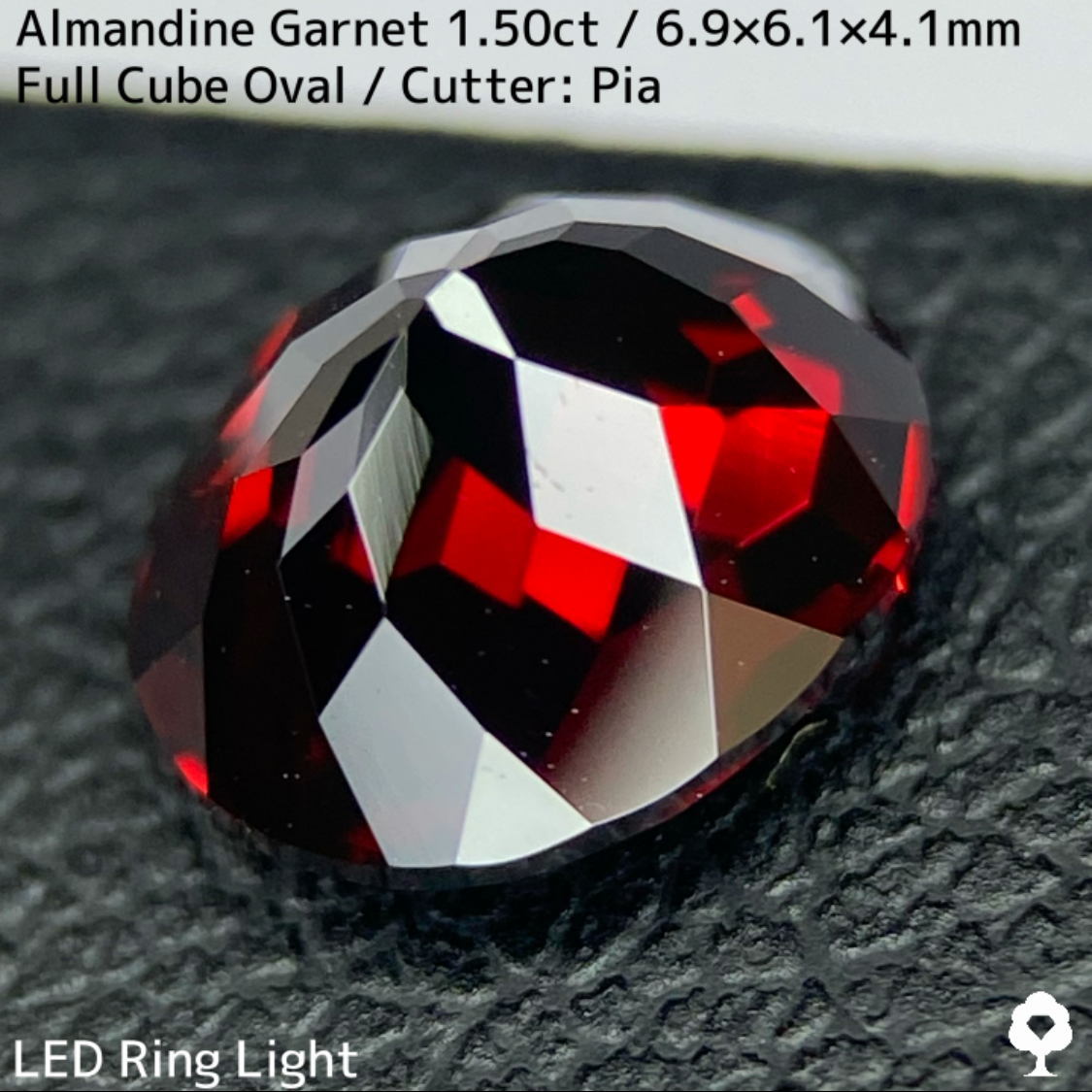 Almandine Garnet 1.50ct / Tanzania
