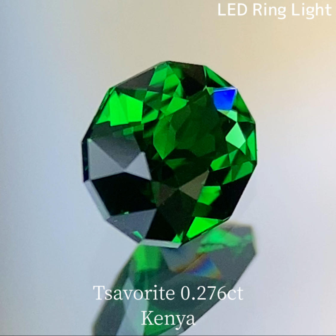 Tsavorite (Grossular Garnet) 0.276ct / Kenya