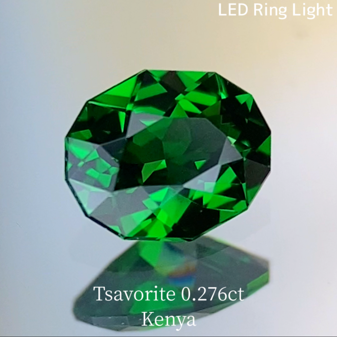 Tsavorite (Grossular Garnet) 0.276ct / Kenya