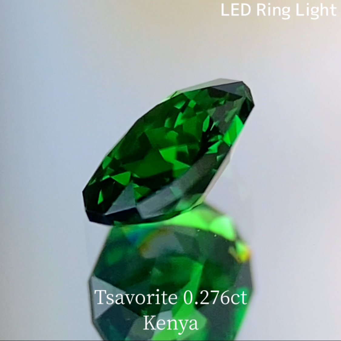 Tsavorite (Grossular Garnet) 0.276ct / Kenya