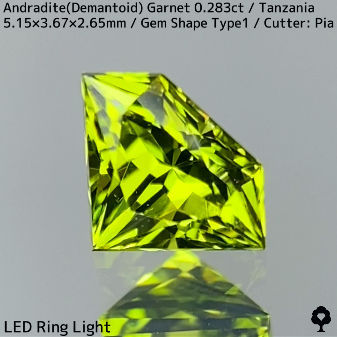 Andradite (Demantoid) 0.283ct / GemShapeType1
