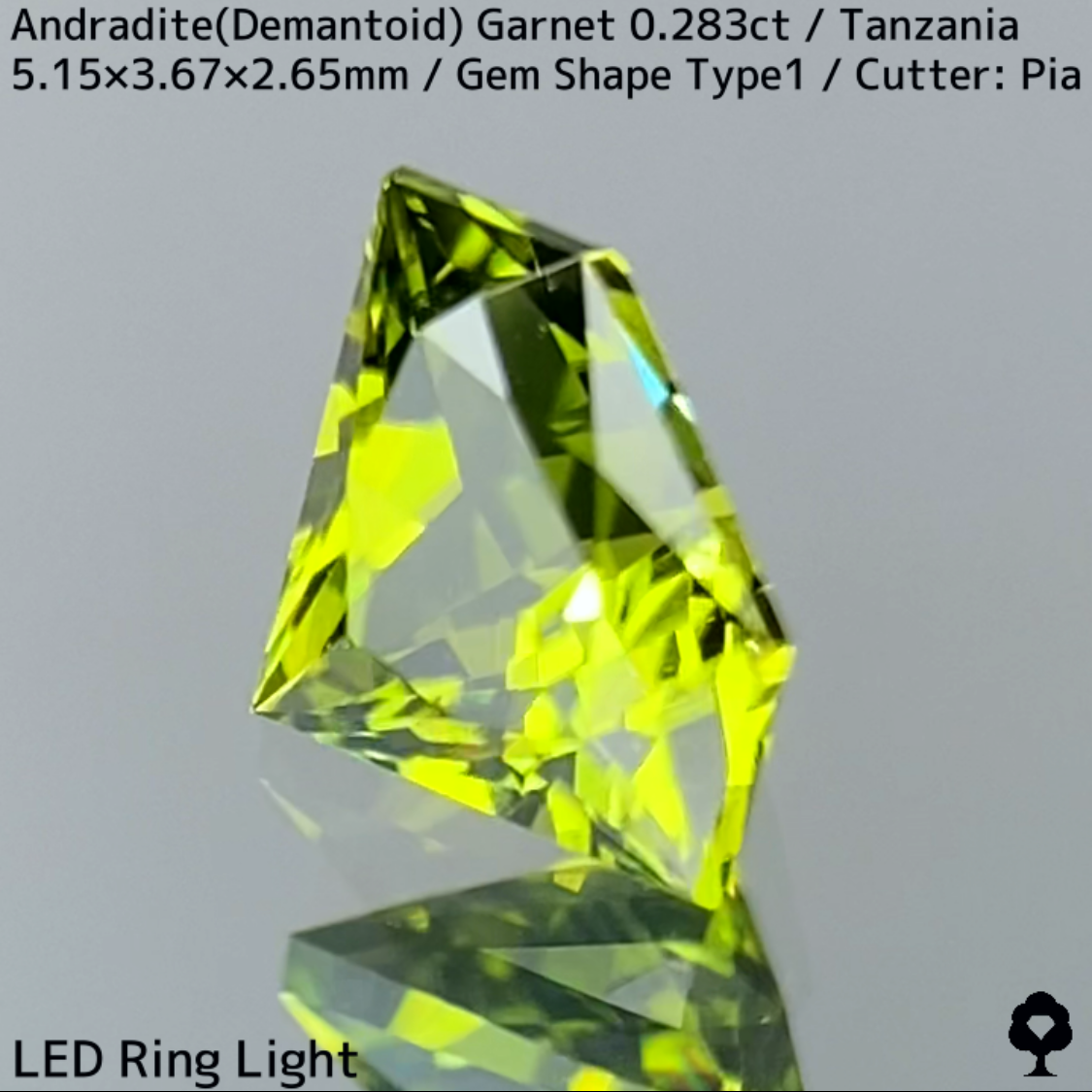Andradite (Demantoid) 0.283ct / GemShapeType1