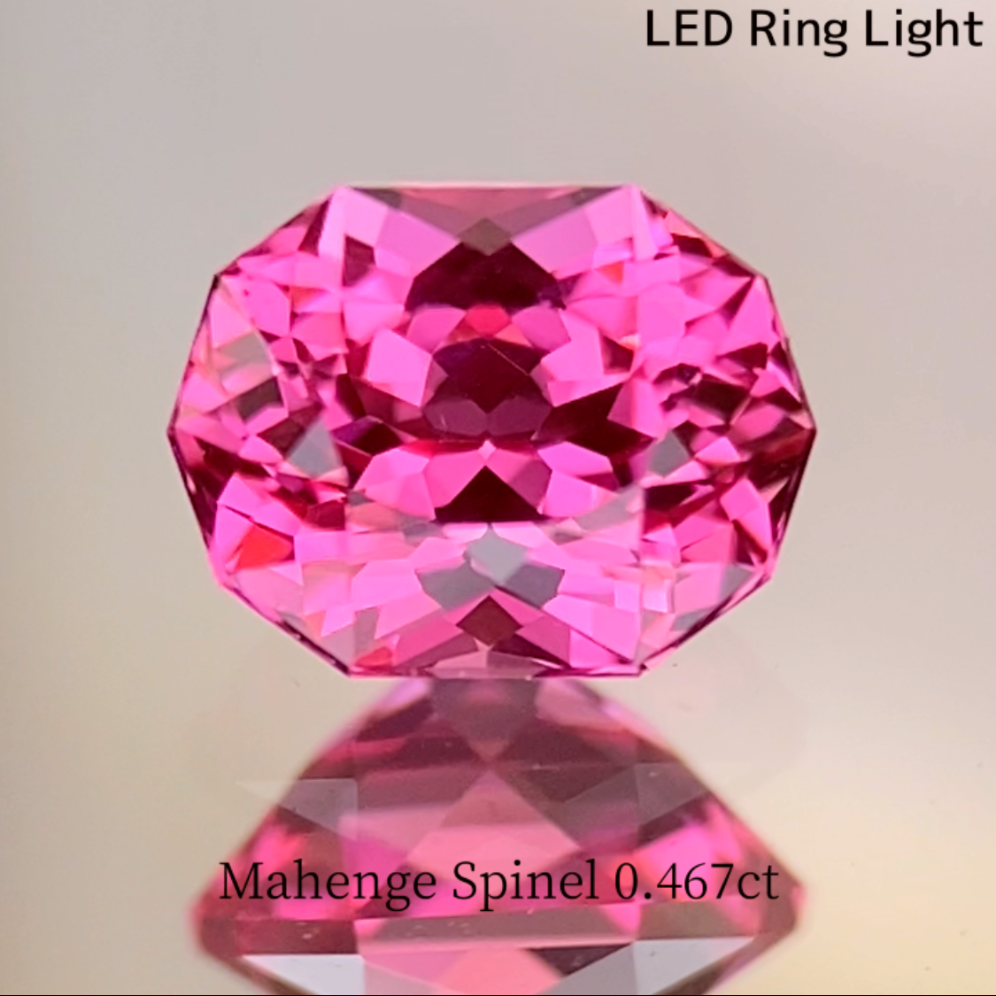Mahenge Neon Pink Spinel 0.467ct / Tanzania