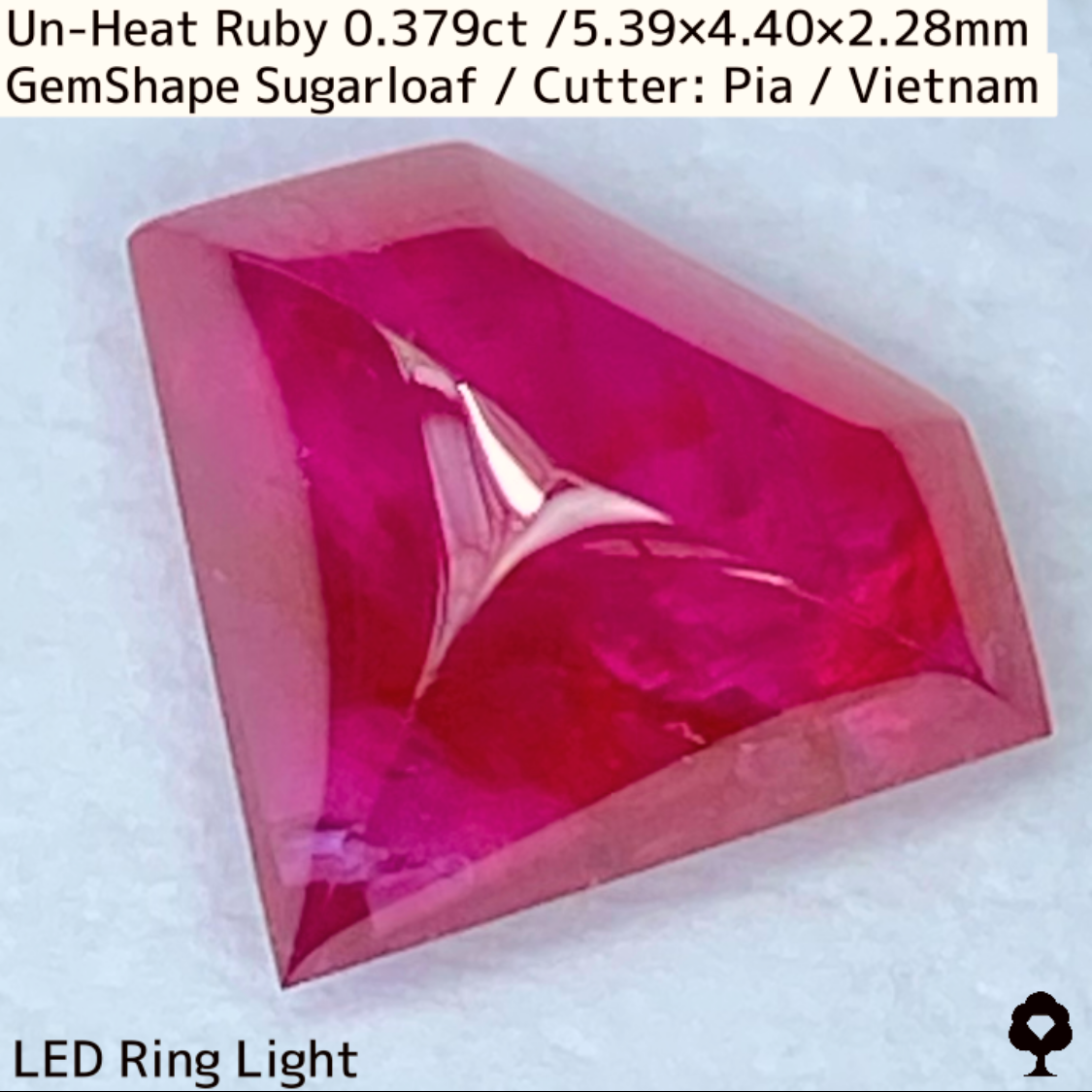 Ruby 0.379ct / Vietnam