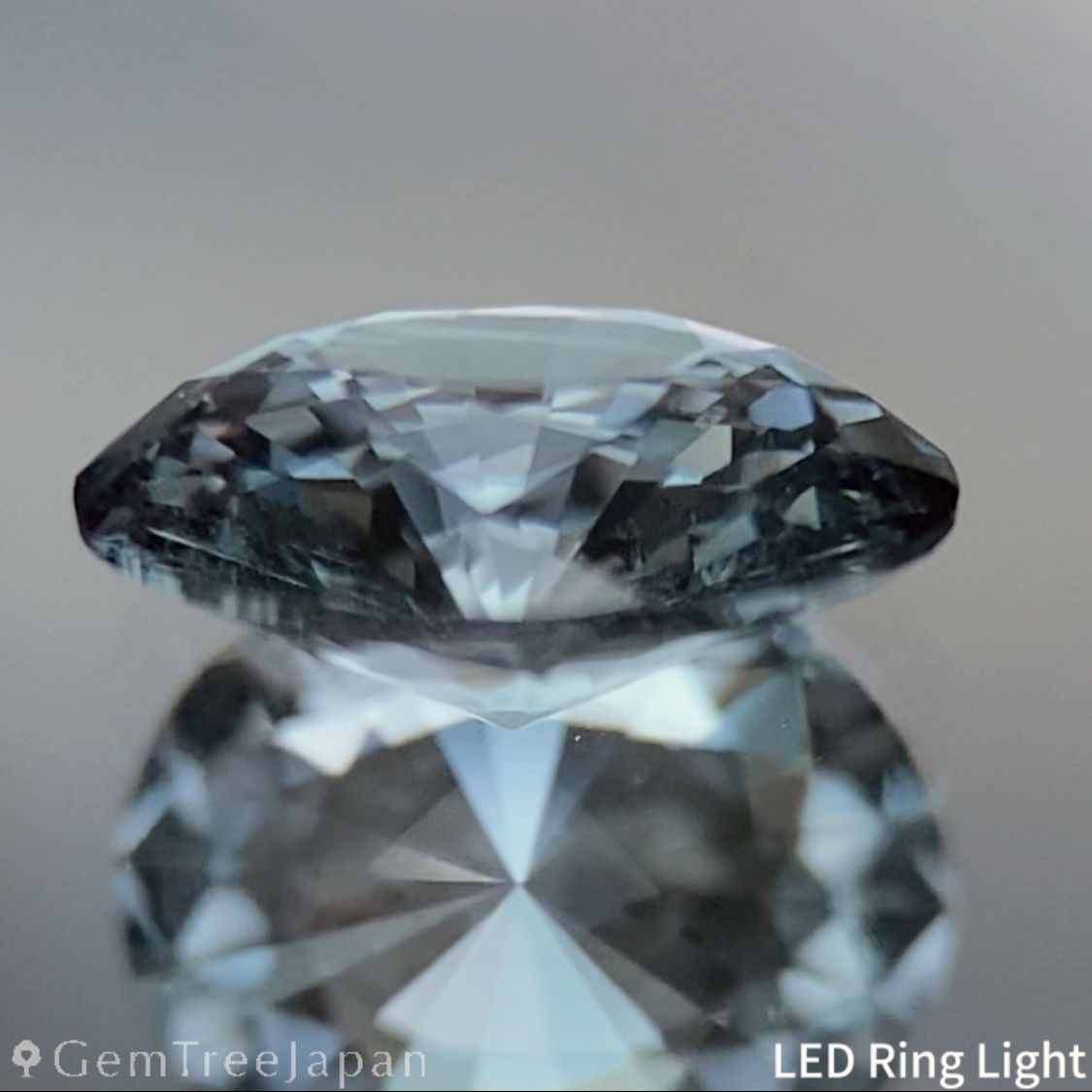 Bluish Grey Spinel 0.986ct / Iron Cobalt / Tanzania