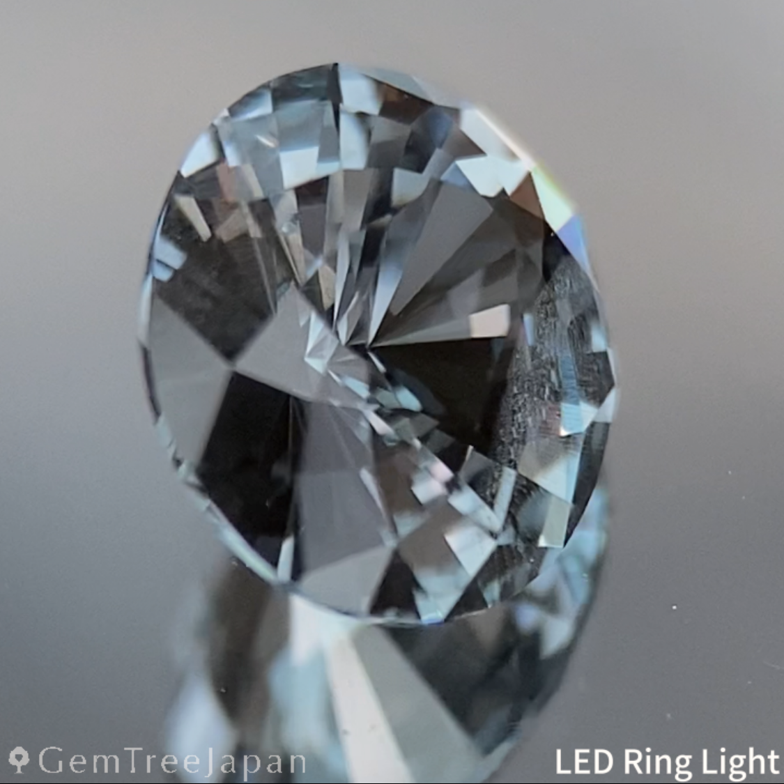 Bluish Grey Spinel 0.986ct / Iron Cobalt / Tanzania