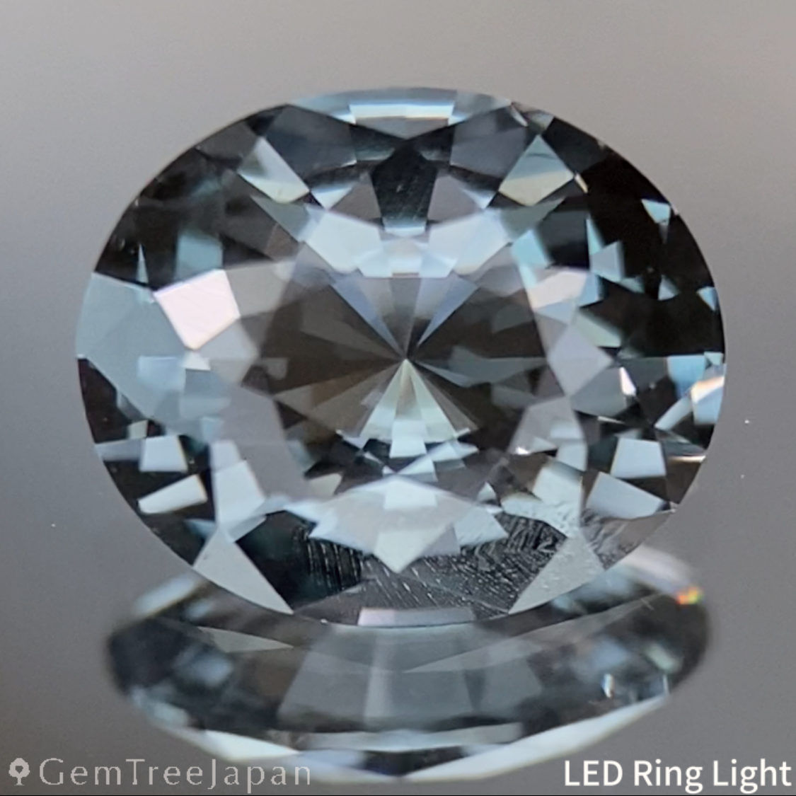 Bluish Grey Spinel 0.986ct / Iron Cobalt / Tanzania
