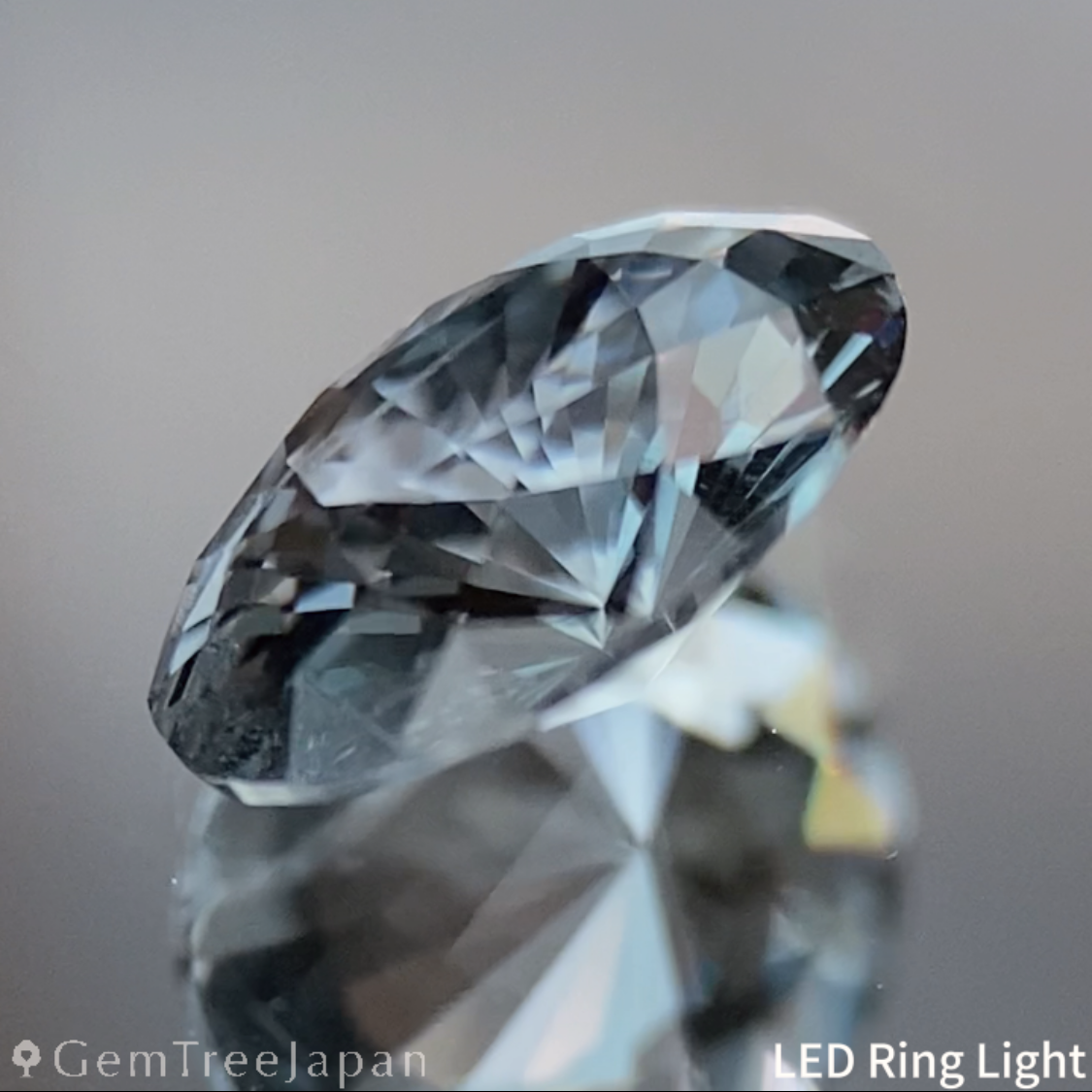 Bluish Grey Spinel 0.986ct / Iron Cobalt / Tanzania