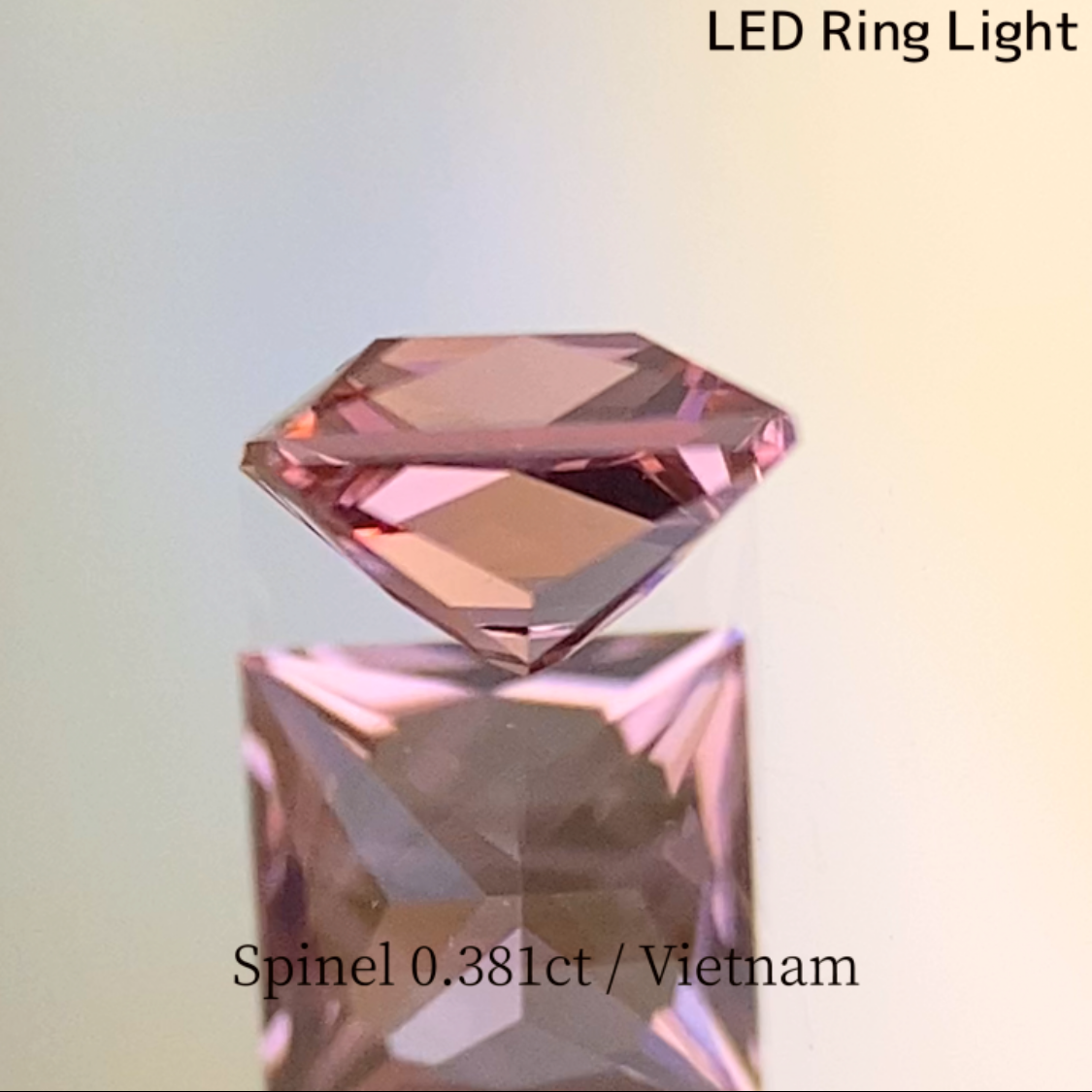 Pink Spinel 0.381ct / Vietnam