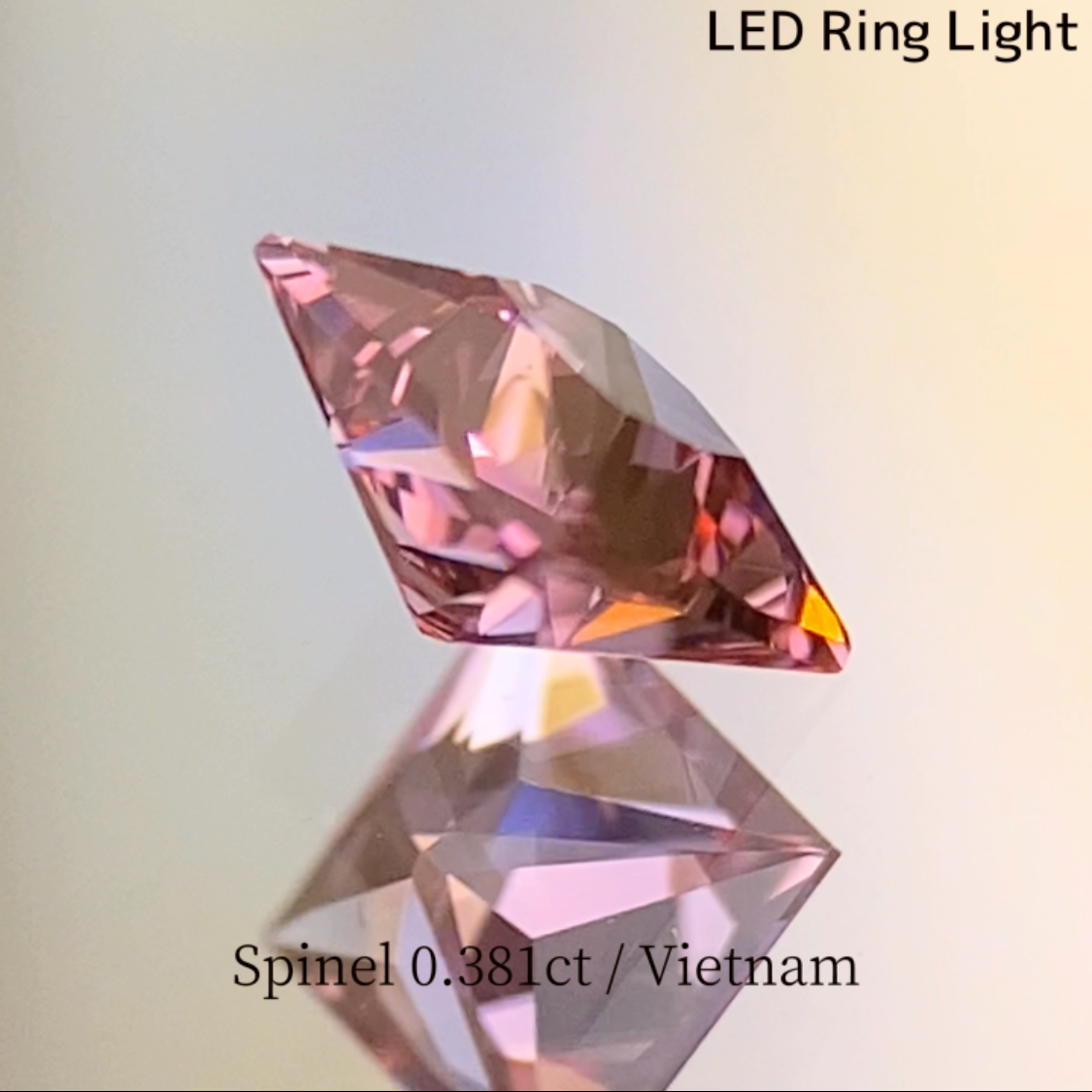 Pink Spinel 0.381ct / Vietnam