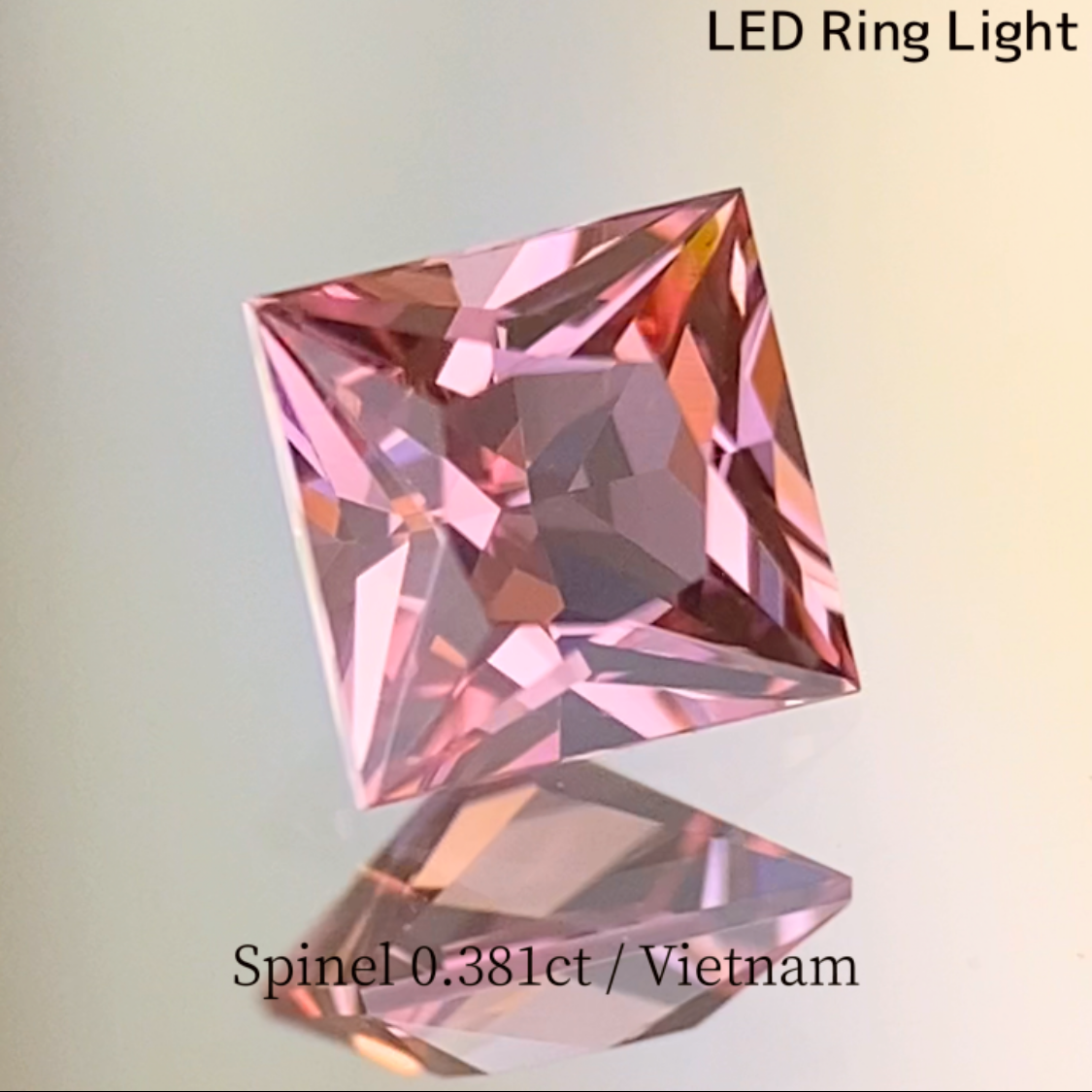 Pink Spinel 0.381ct / Vietnam