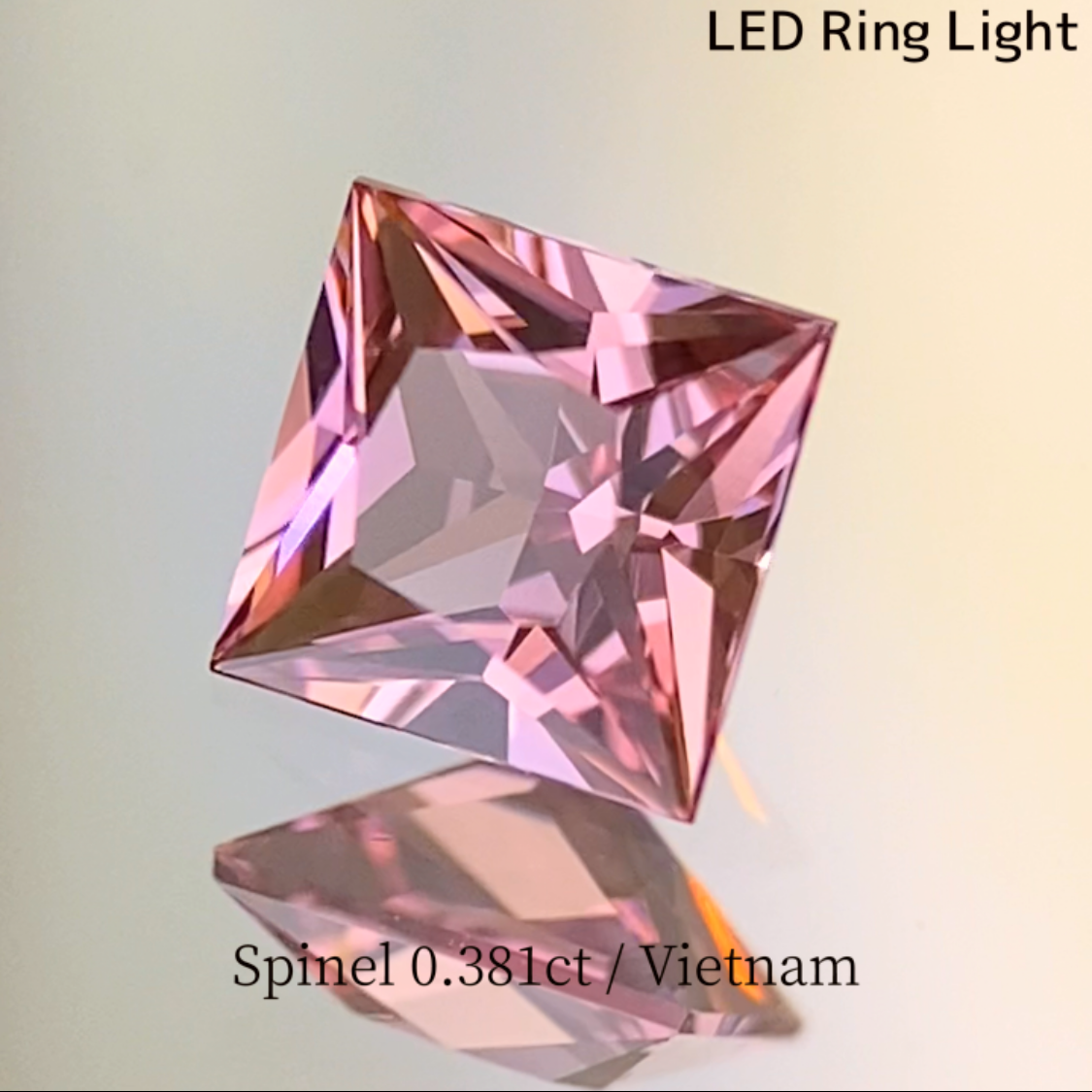 Pink Spinel 0.381ct / Vietnam