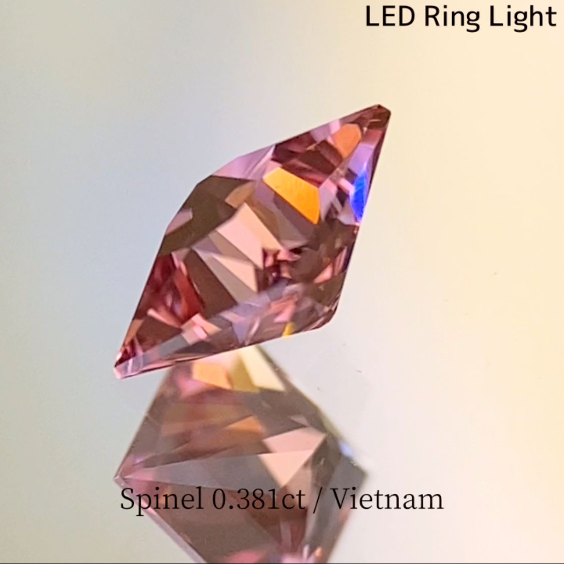 Pink Spinel 0.381ct / Vietnam