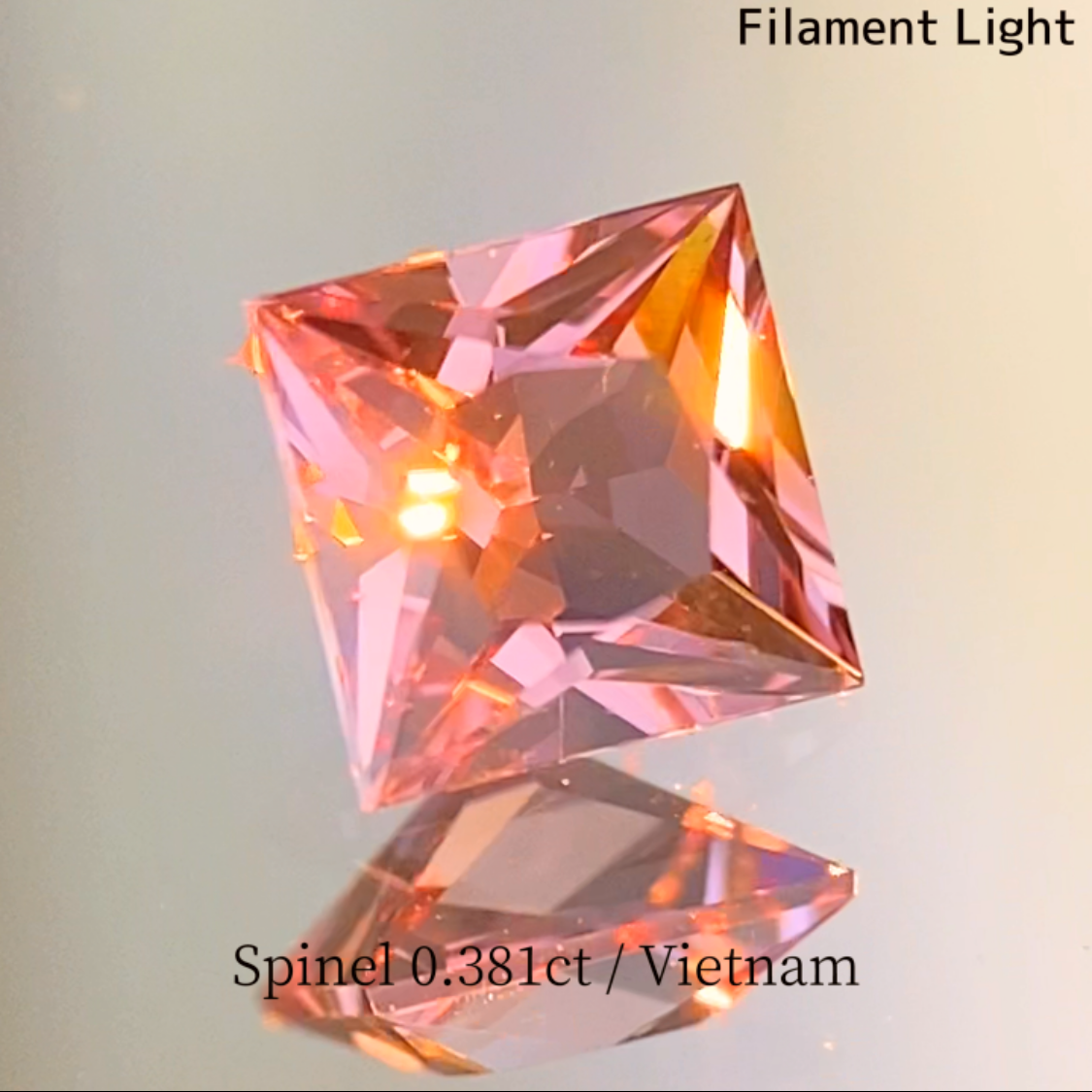 Pink Spinel 0.381ct / Vietnam