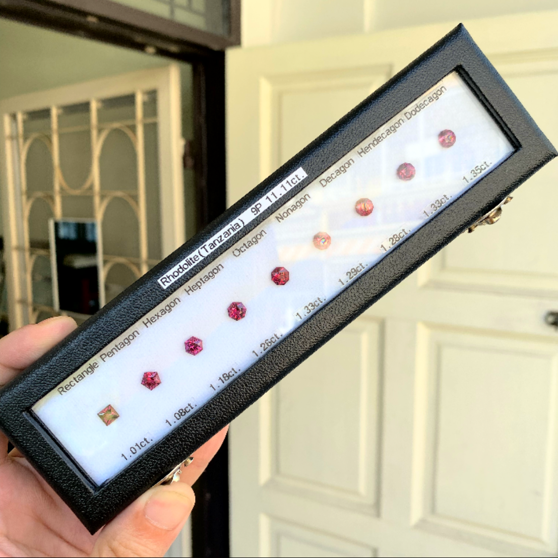 Rhodolite Garnet 9pc Set Total 11.11ct / Tanzania