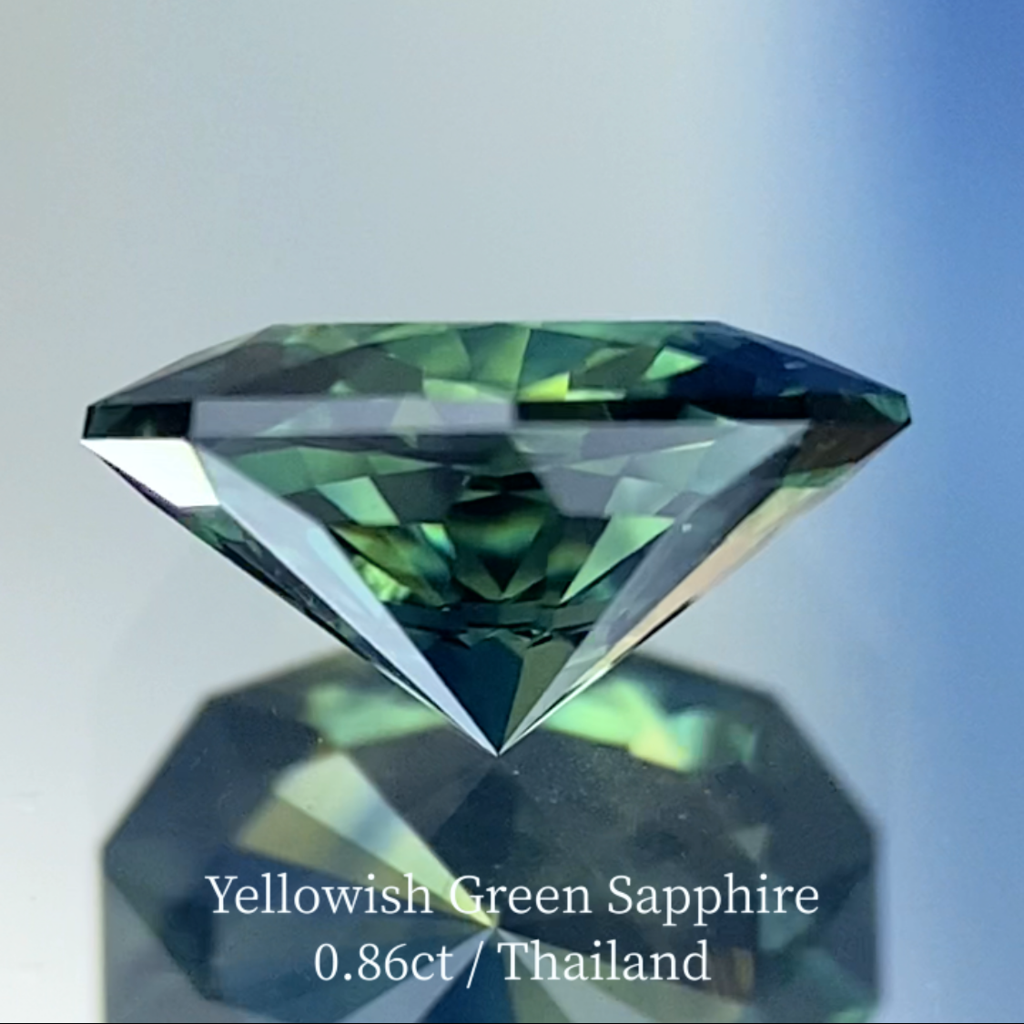 Greenish Yellow Sapphire 0.865ct / Thailand