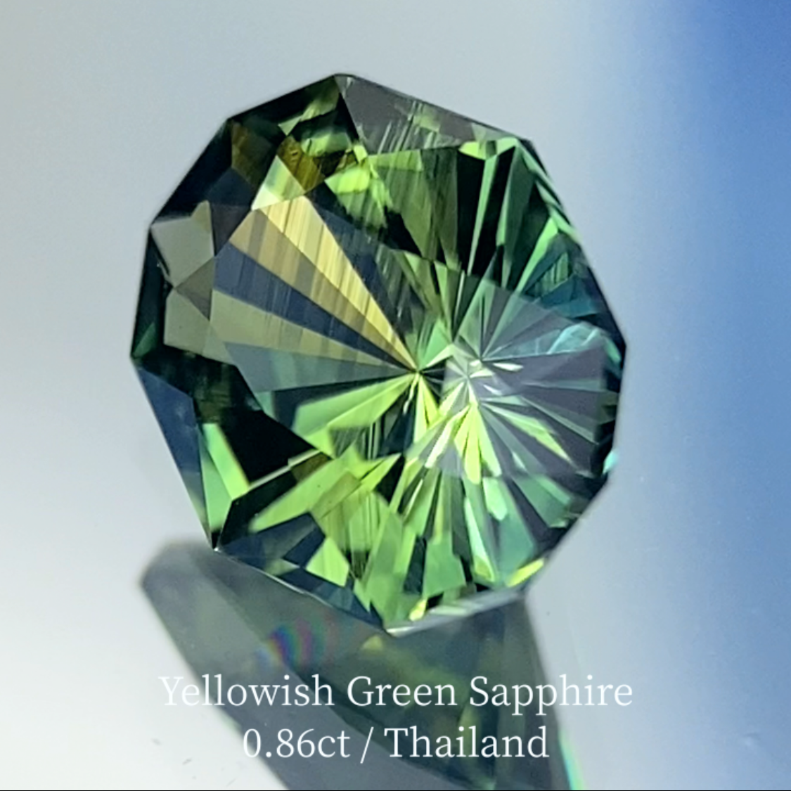 Greenish Yellow Sapphire 0.865ct / Thailand