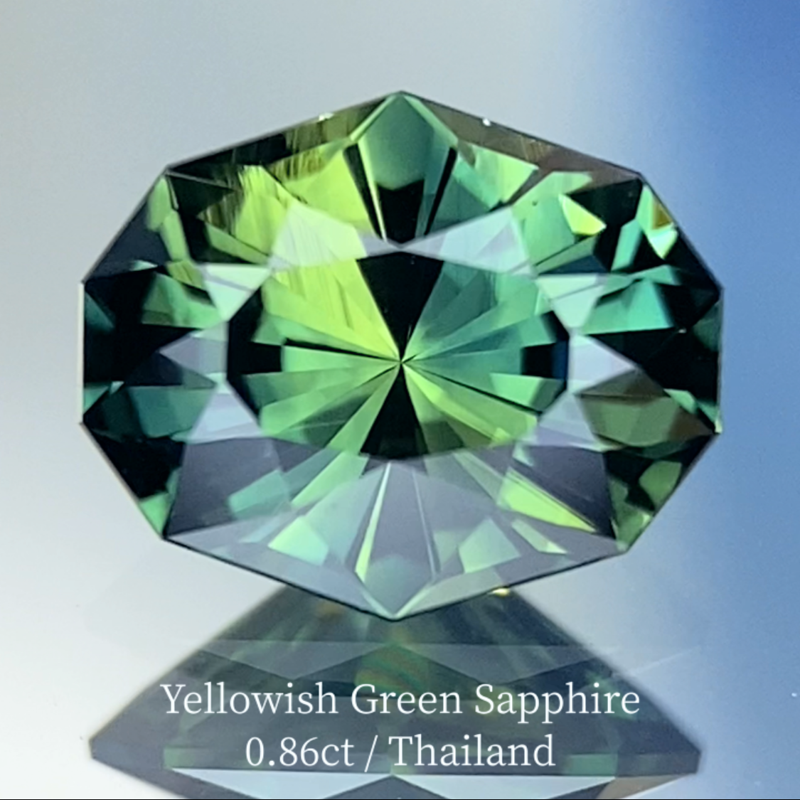 Greenish Yellow Sapphire 0.865ct / Thailand
