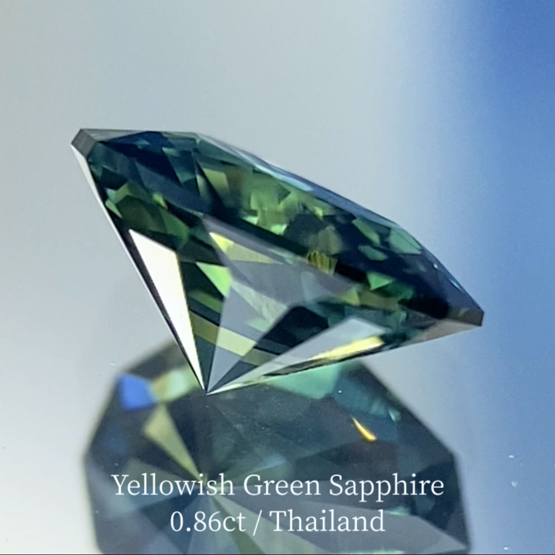 Greenish Yellow Sapphire 0.865ct / Thailand