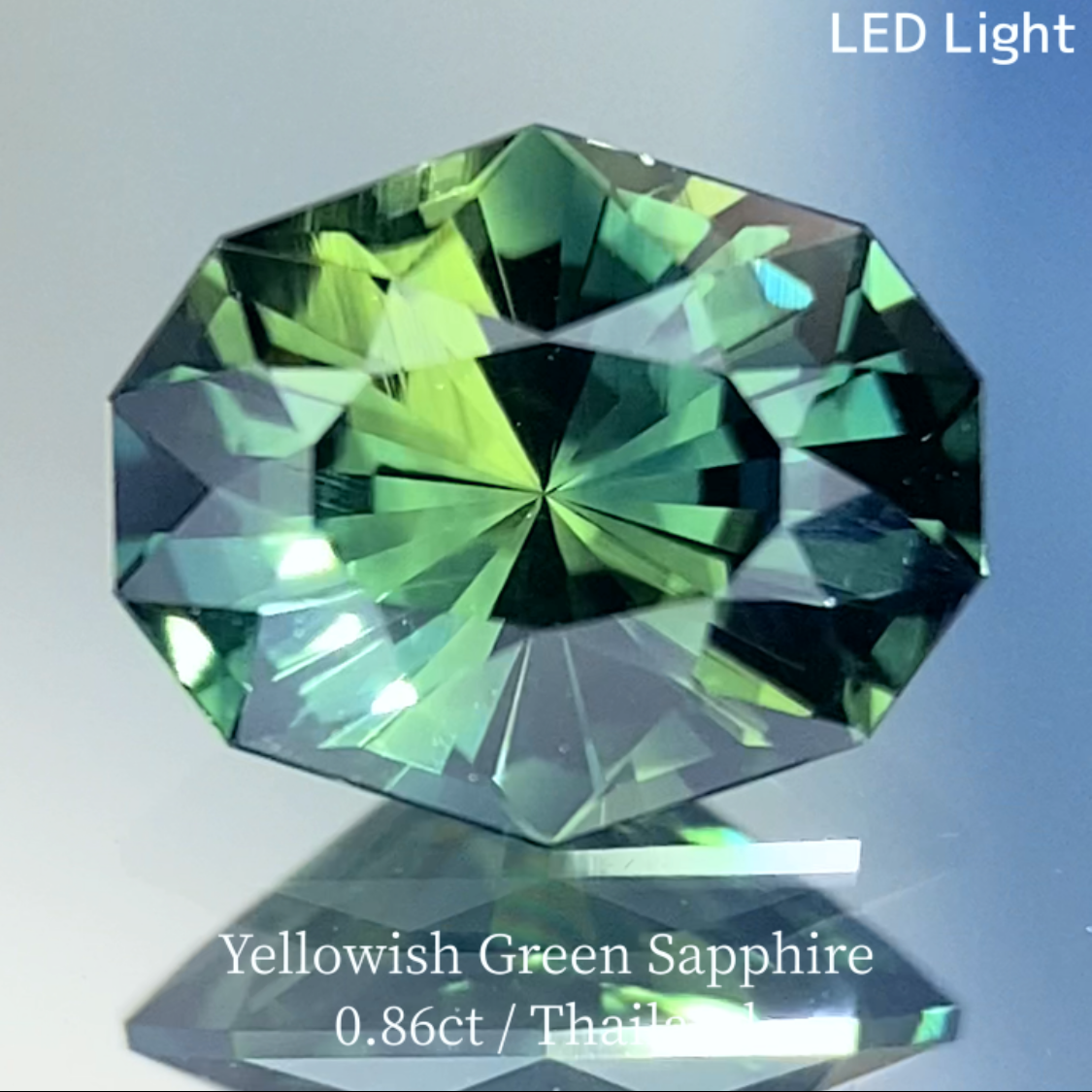 Greenish Yellow Sapphire 0.865ct / Thailand