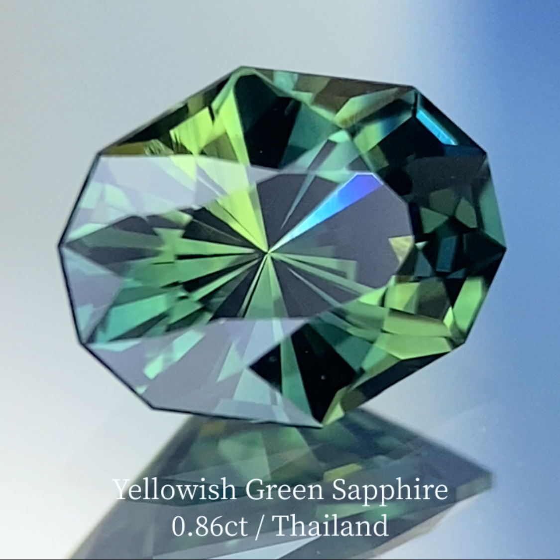 Greenish Yellow Sapphire 0.865ct / Thailand