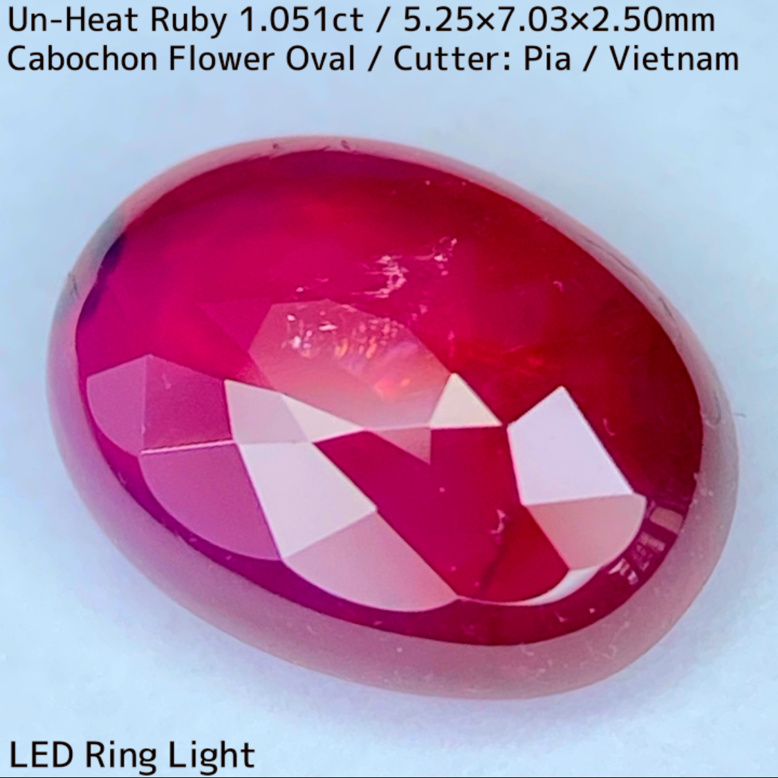 Un-Heat Ruby 1.051ct / Vietnam