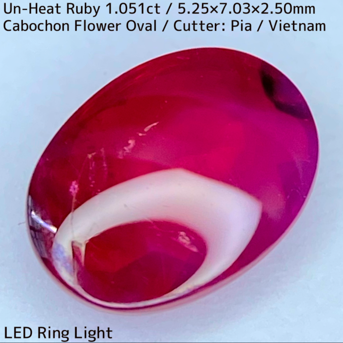 Un-Heat Ruby 1.051ct / Vietnam