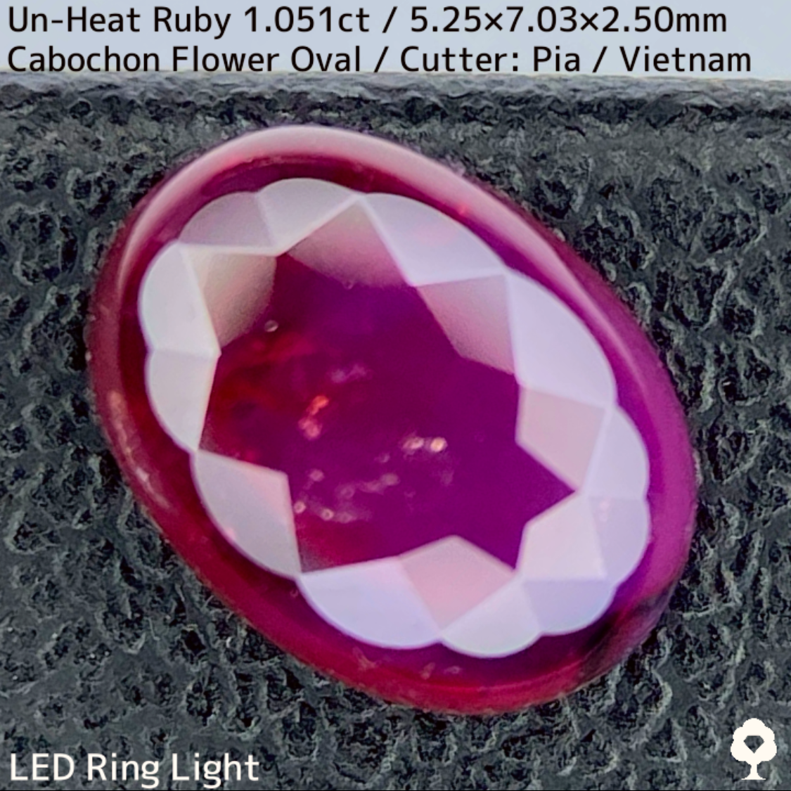 Un-Heat Ruby 1.051ct / Vietnam