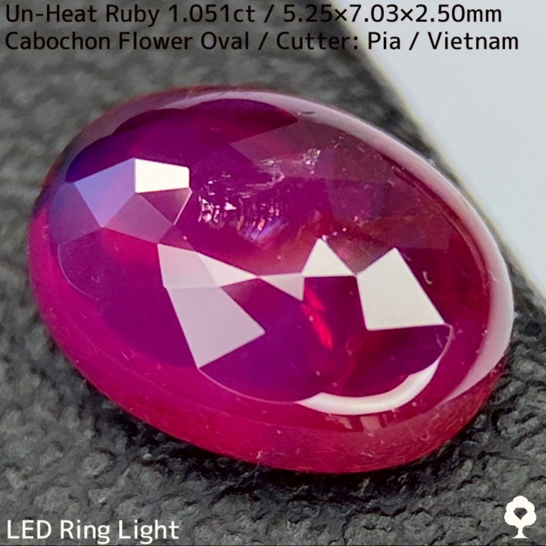 Un-Heat Ruby 1.051ct / Vietnam
