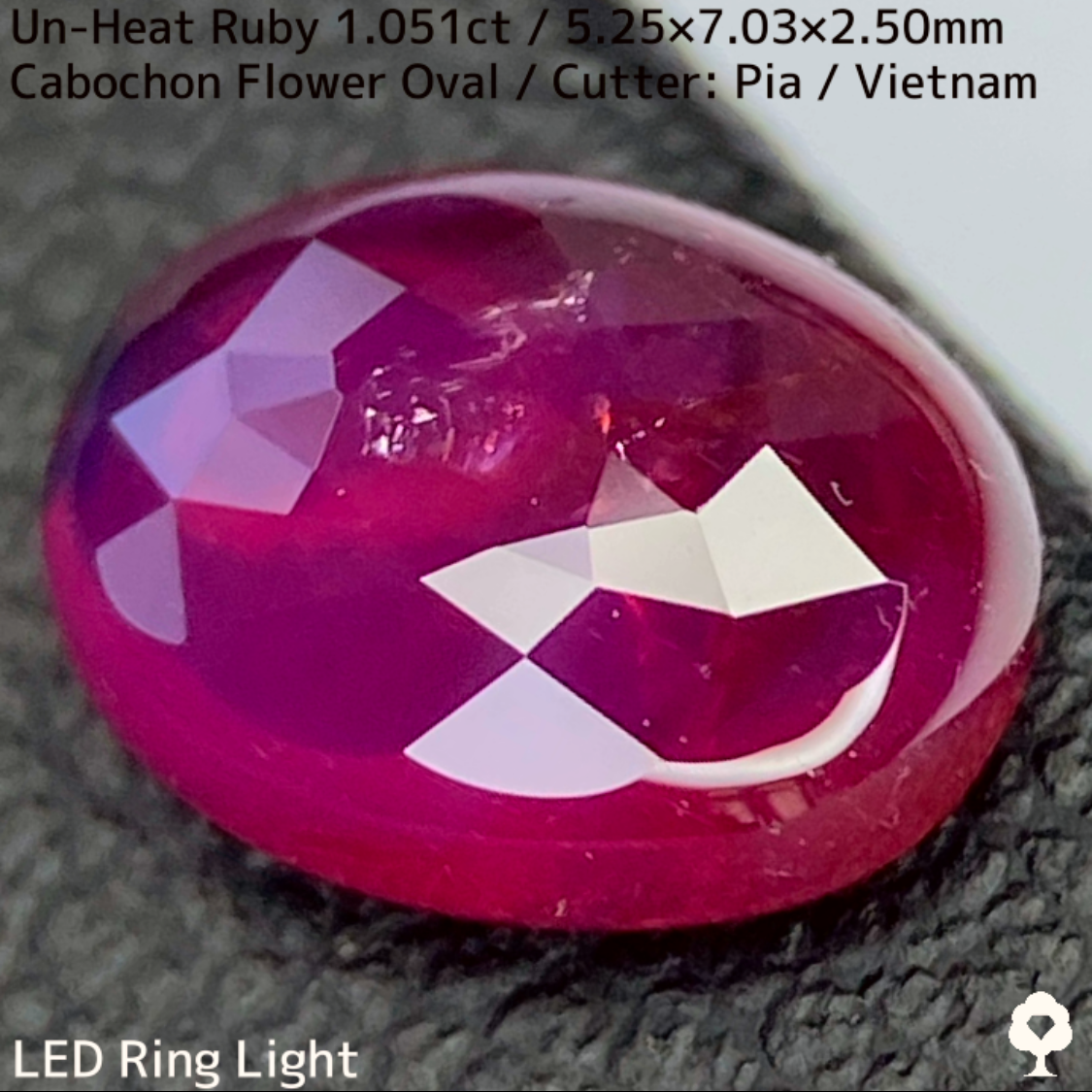Un-Heat Ruby 1.051ct / Vietnam