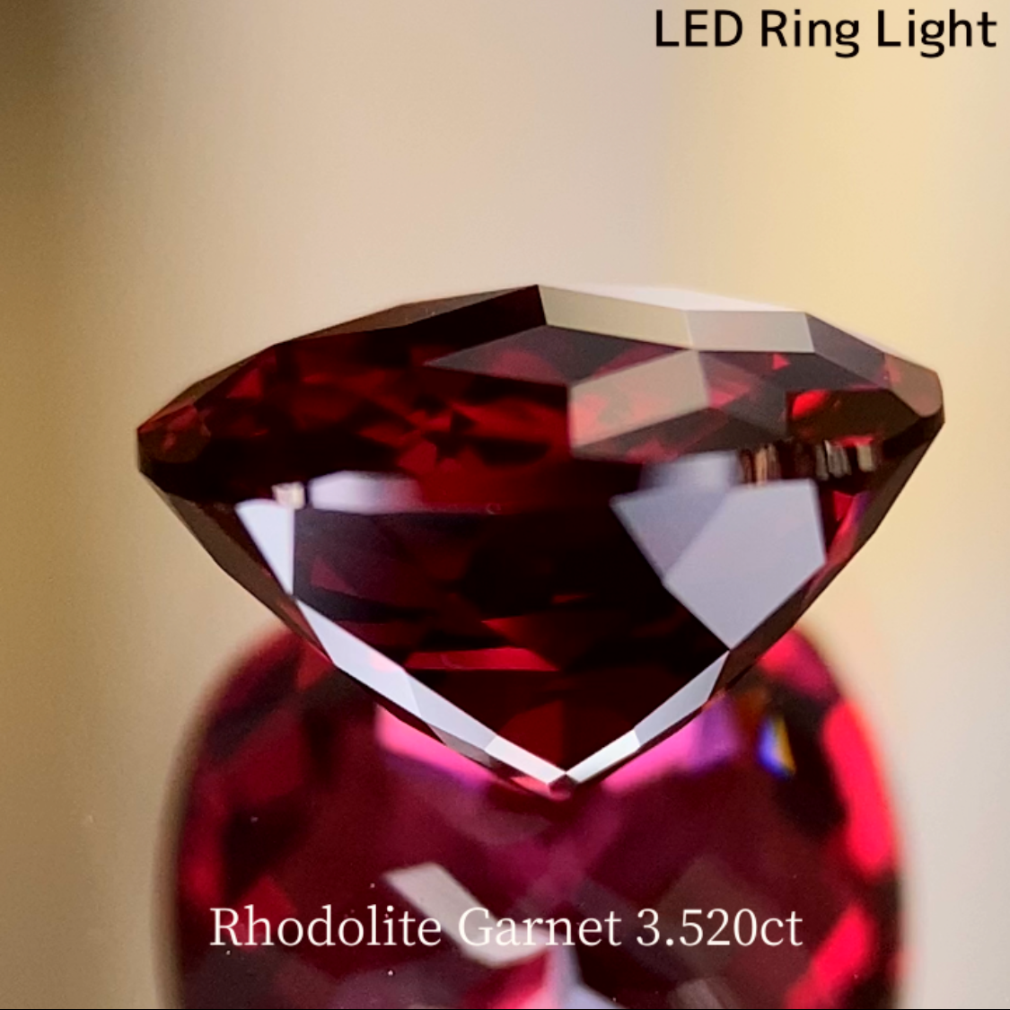 Rhodolite Garnet 3.520ct / Tanzania