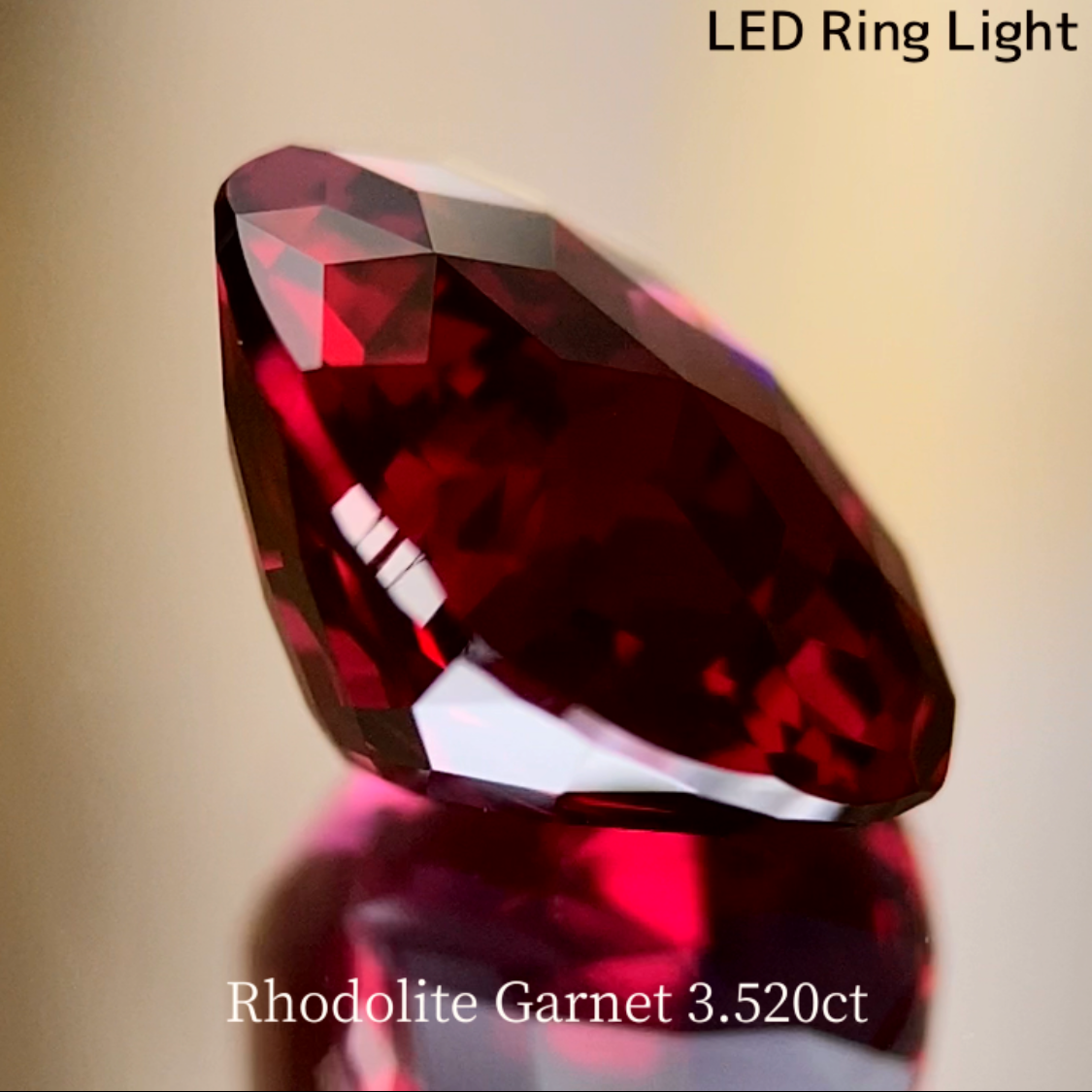 Rhodolite Garnet 3.520ct / Tanzania