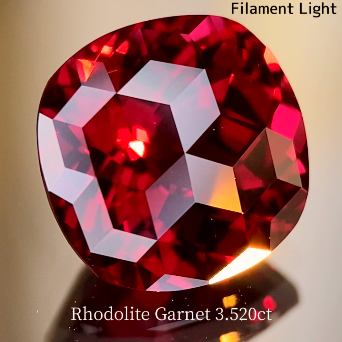 Rhodolite Garnet 3.520ct / Tanzania
