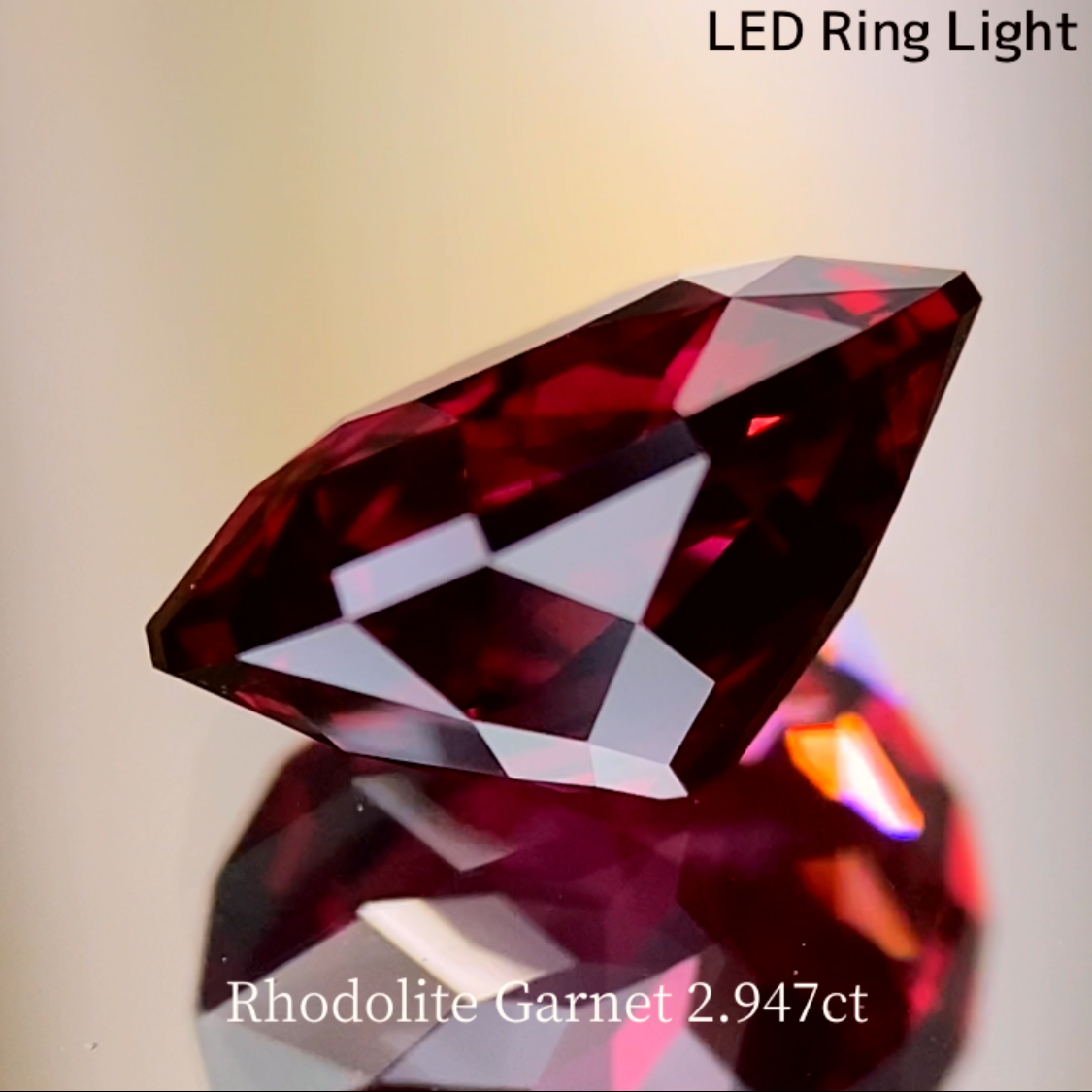 Rhodolite Garnet 2.947ct / Tanzania