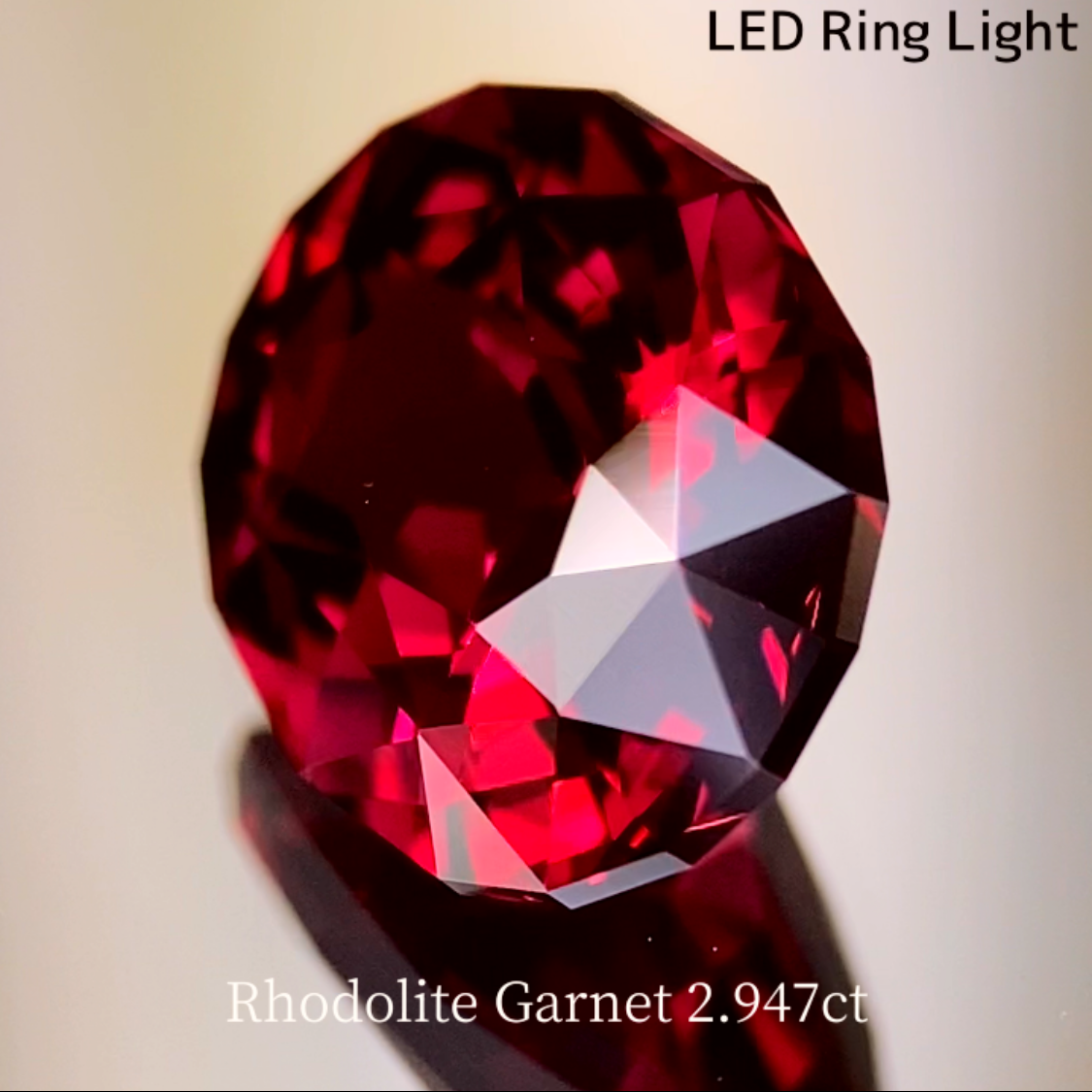 Rhodolite Garnet 2.947ct / Tanzania