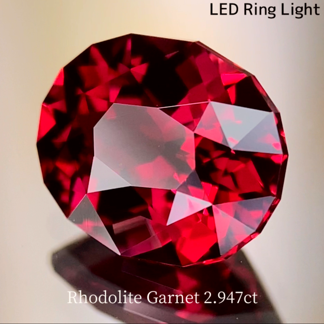Rhodolite Garnet 2.947ct / Tanzania