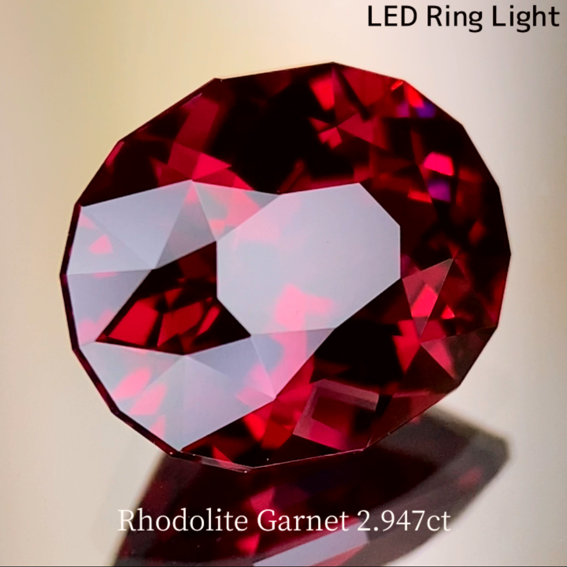 Rhodolite Garnet 2.947ct / Tanzania