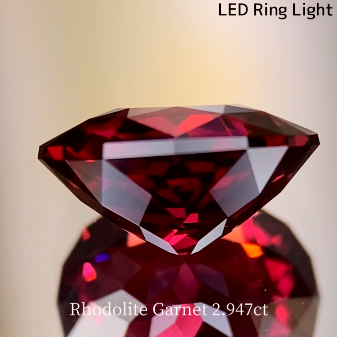 Rhodolite Garnet 2.947ct / Tanzania