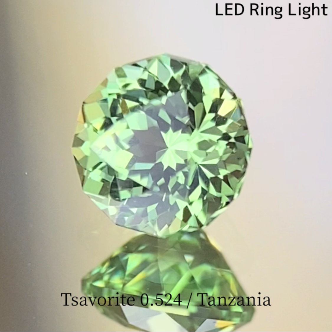 UV Change Tsavorite (Grossular Garnet) 0.524ct / Tanzania