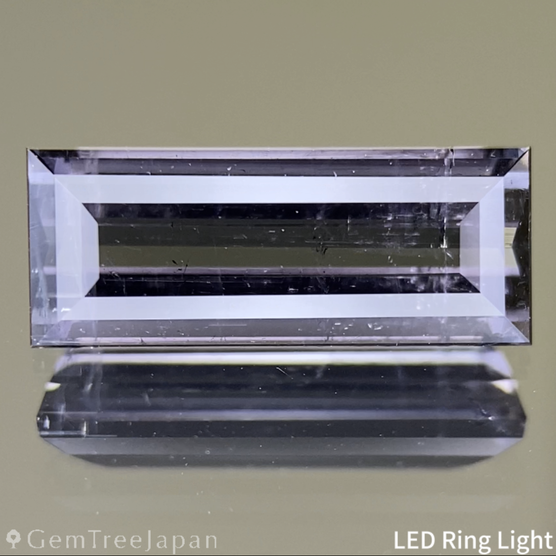 Violetish Grey Tourmaline 2.001ct / Nigeria
