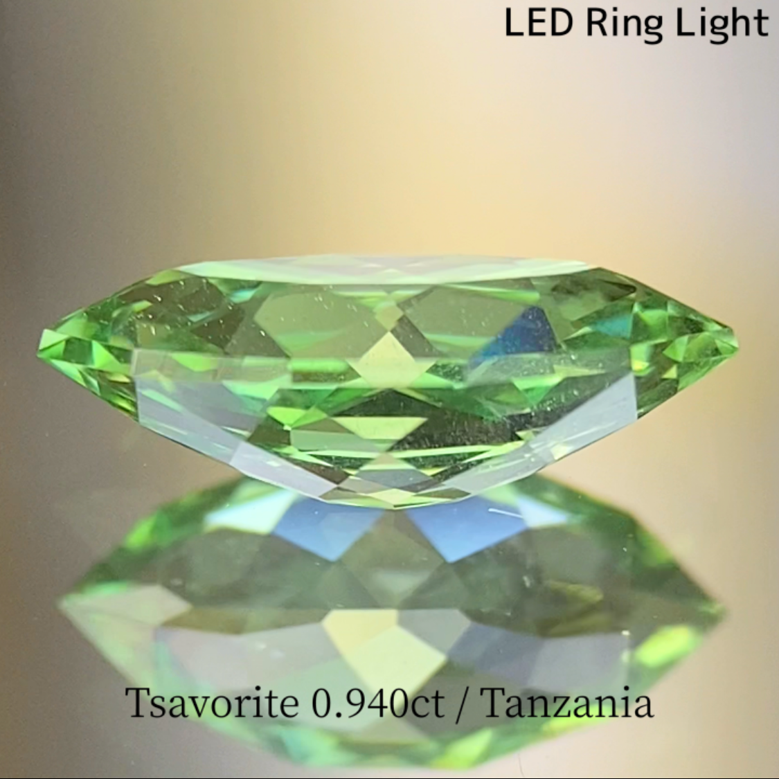 UV Change Tsavorite (Grossular Garnet) 0.940ct / Tanzania